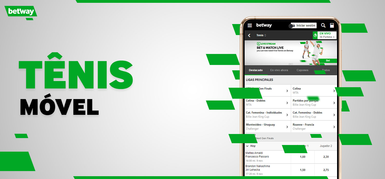 betway tênis móvel